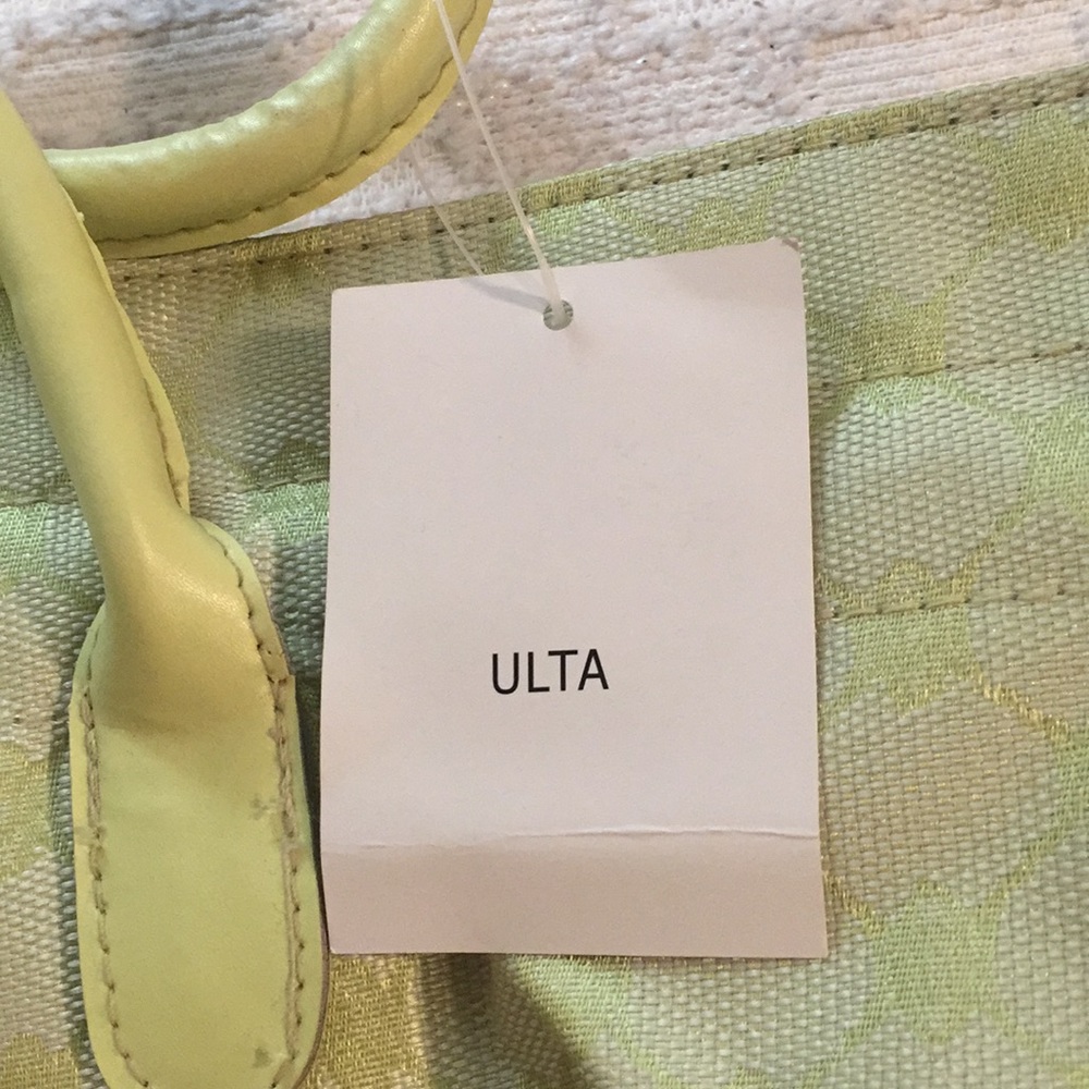 ‼️ ULTA, NWT! Lime Green Handbag/Tote. FUN!!! - Picture 7 of 9